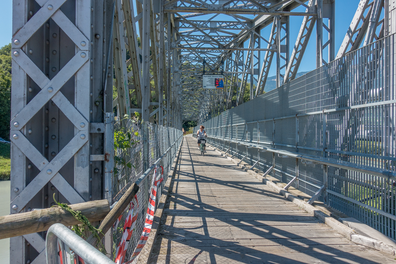 Brücke über der Passer