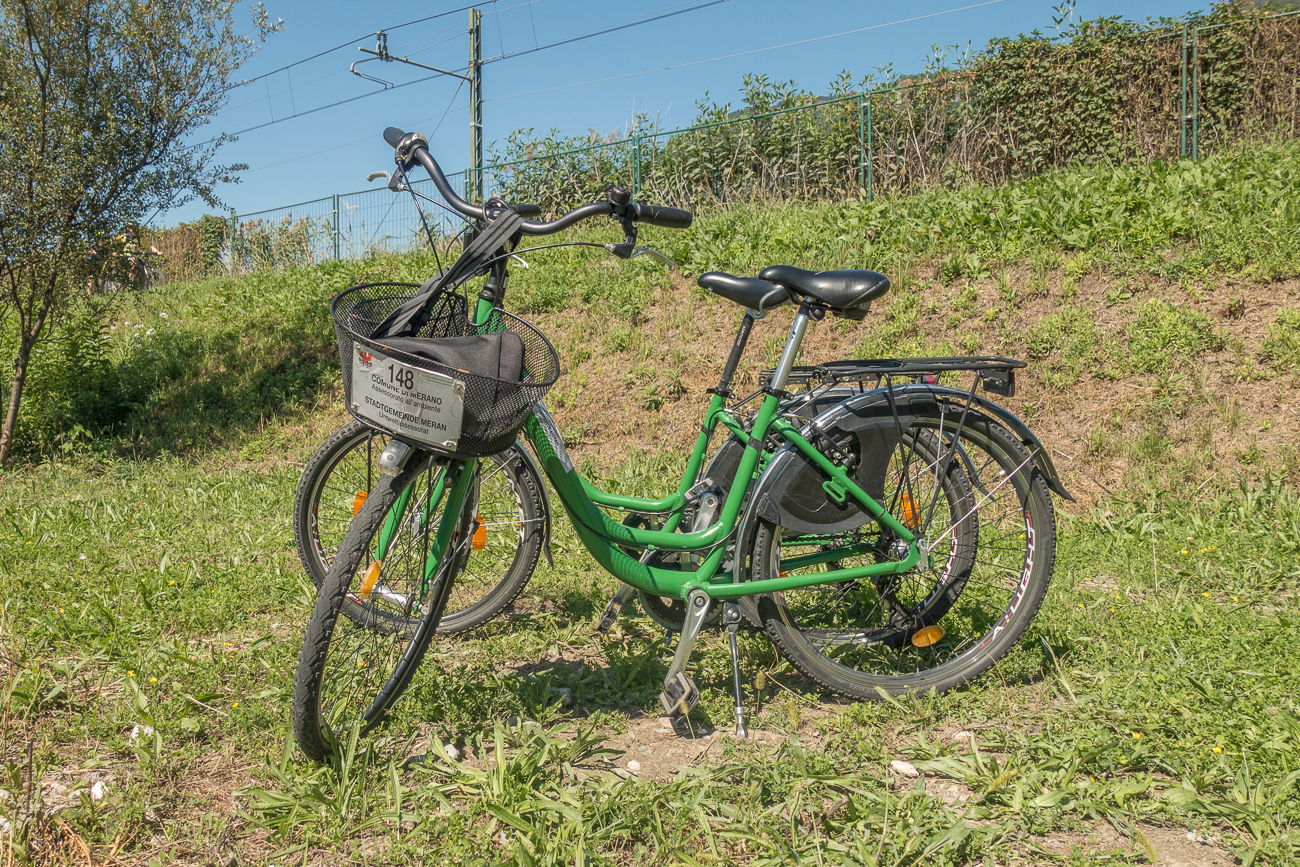 Unsere "tollen" Räder ;-) Aber der Verleih ist kostenlos (schwacher Trost)