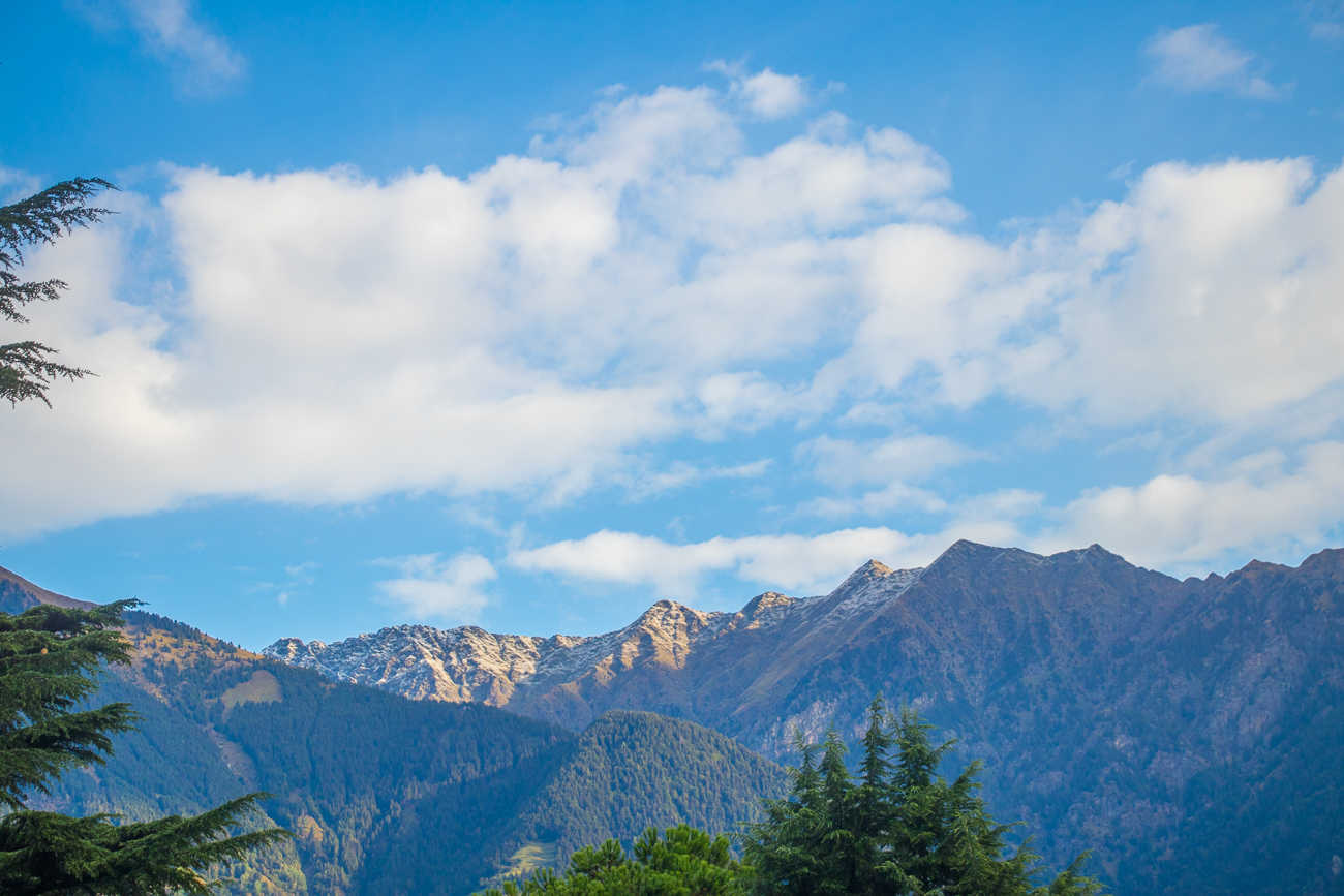 Blick aus dem Fenster, das Wetter ist prima