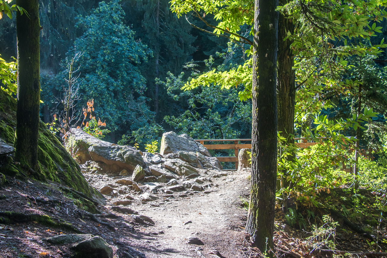 Gleich geht es bergab