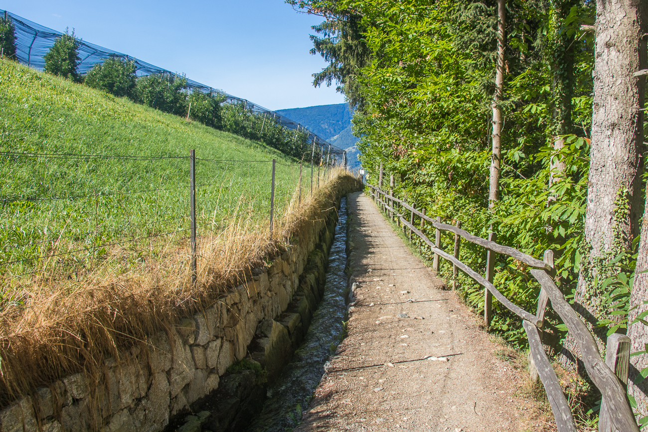 Wieder auf dem Waalweg