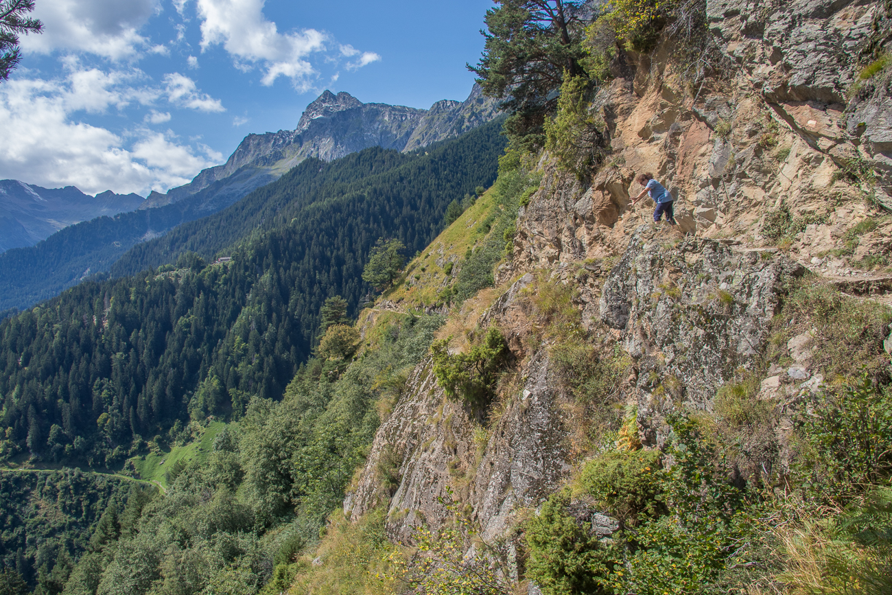 Nur nicht runterfallen