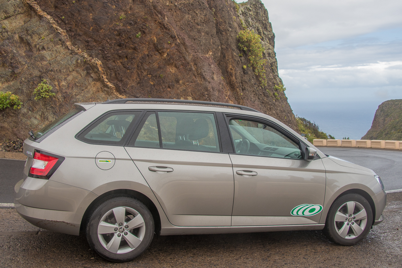 Unser dritter Mietwagen (1 Tagesmiete) war ein Skoda Fabia. Mit ihm waren wir auch zufrieden. Insgesamt sind wir ca. 350 km damit gefahren