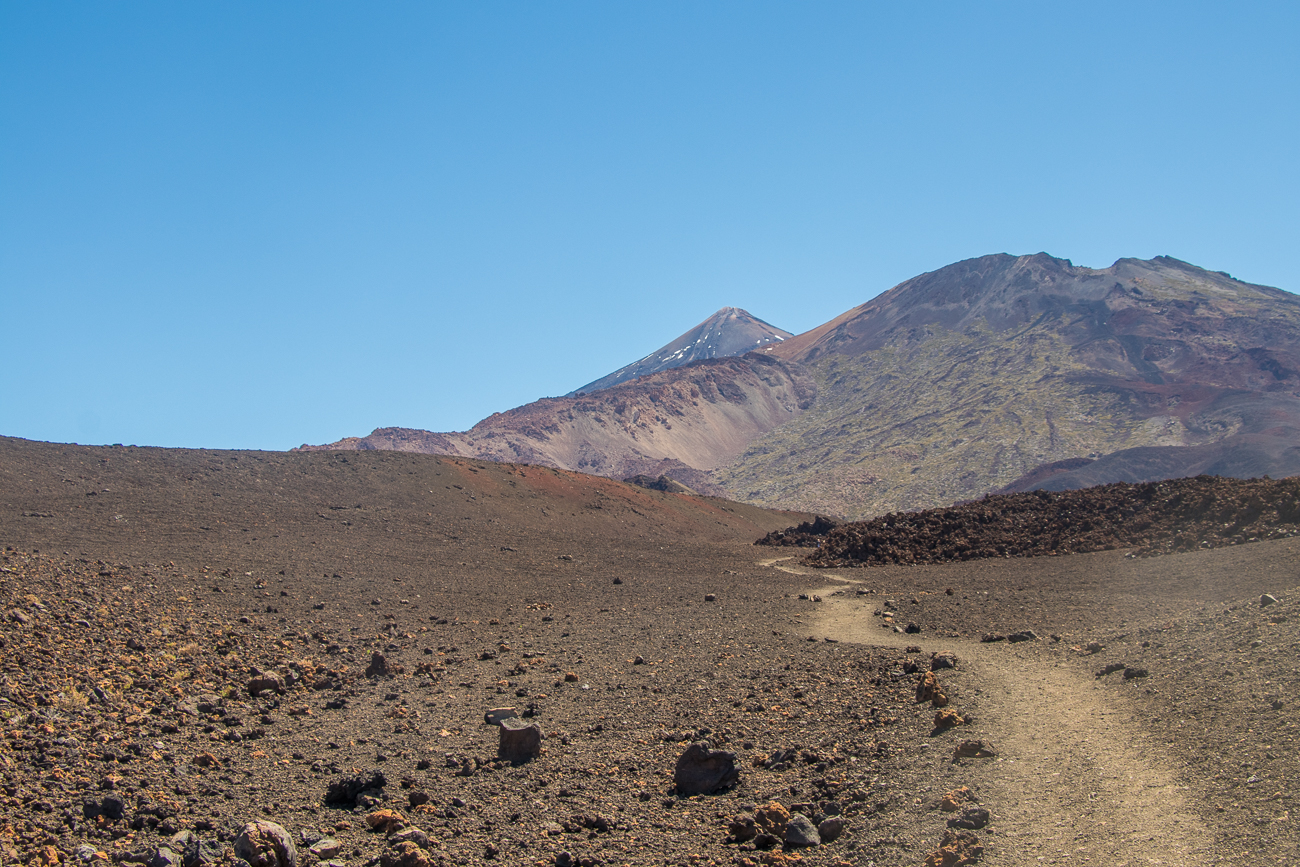 Links der Teide und rechts der Pico Viejo 