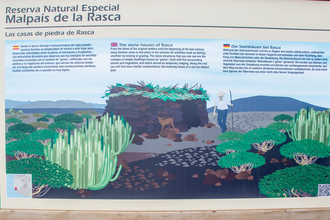 Hinweis auf die früheren Steinhäuser 