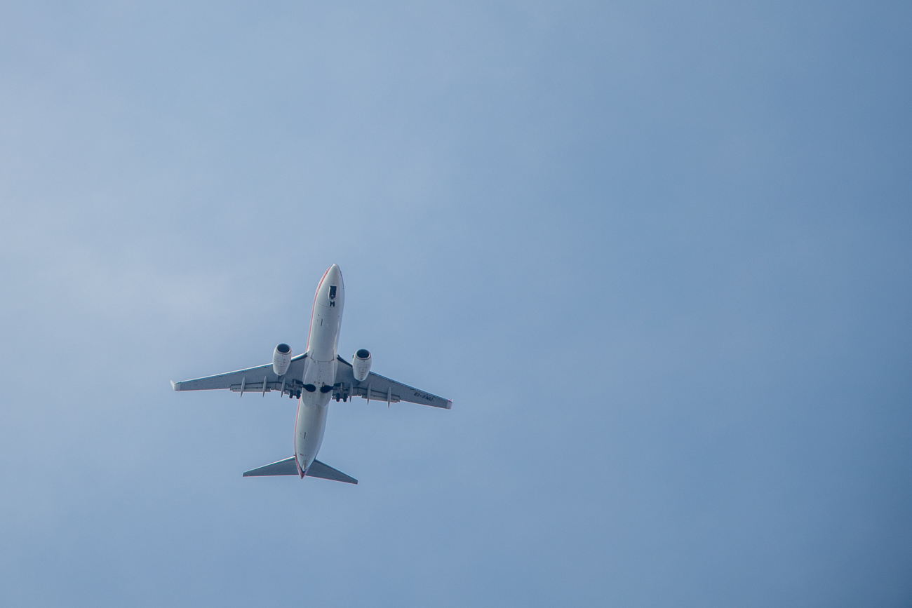 Einflugschneise für Teneriffa Süd 