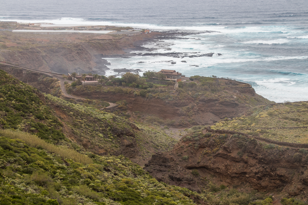 Blick zurück zur Küste 