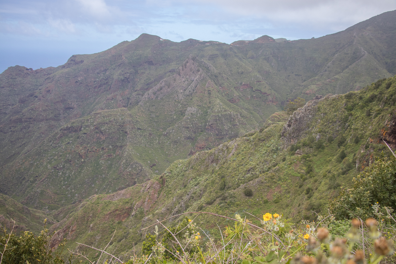 Diesen Grat im Vordergrund, sind wir hinauf gestiegen 