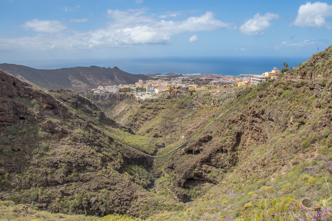 Blick zurück auf Adeje 