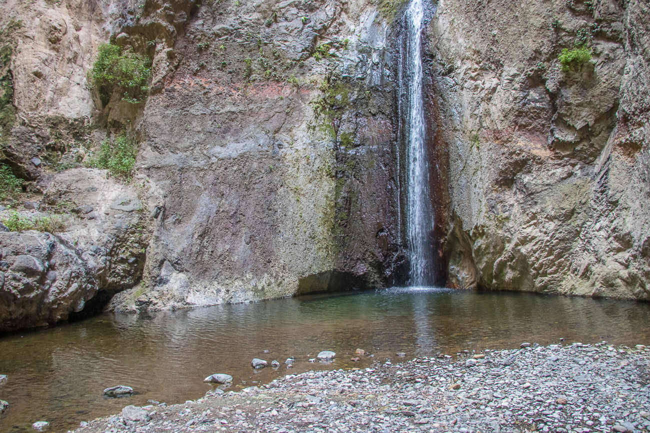 ... der den Bach und die kleinen Teiche speist 