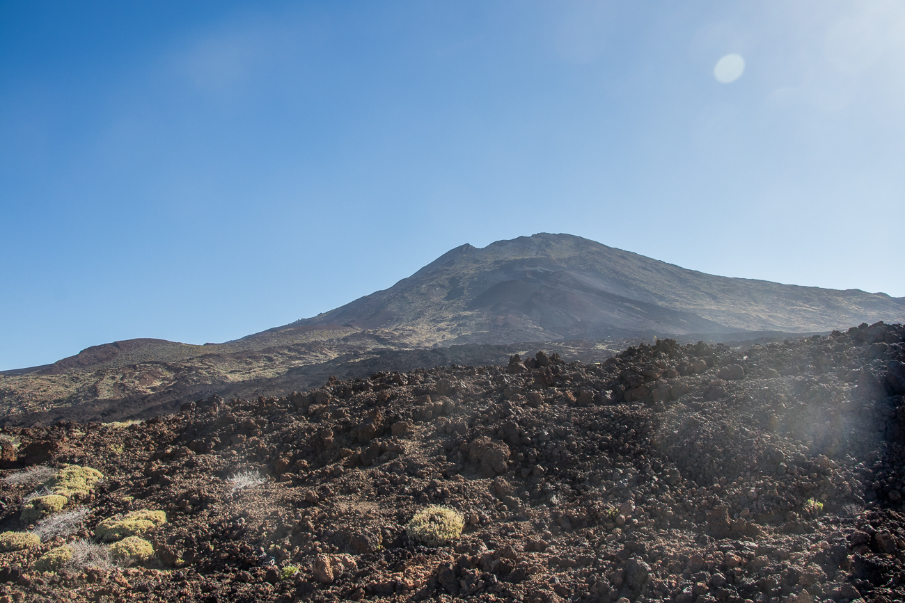 Unser Ziel, der Gipfel des Pico Viejo 