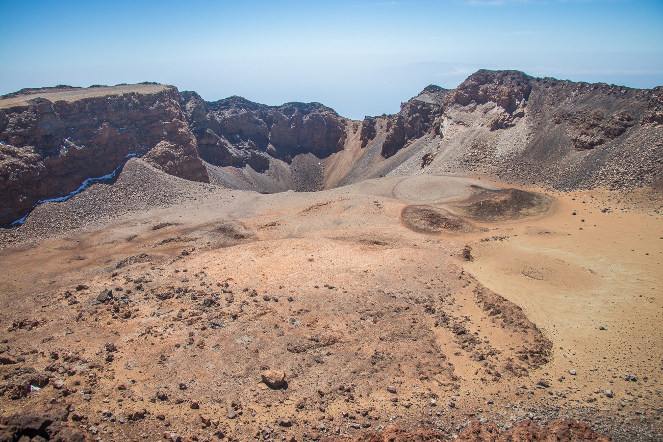 Blick in den Krater des Pico Viejo 