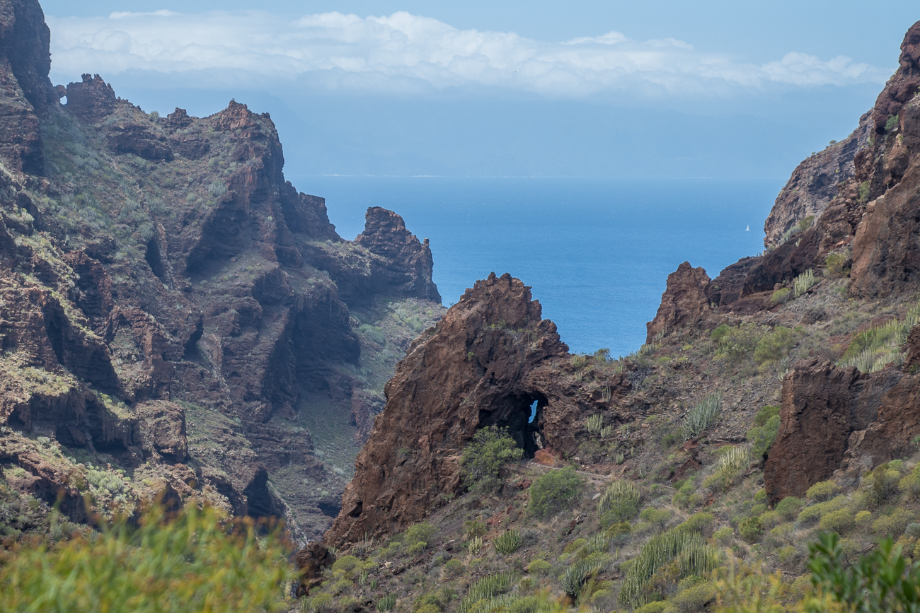 Blick zum Meer, unserem späteren Ziel 