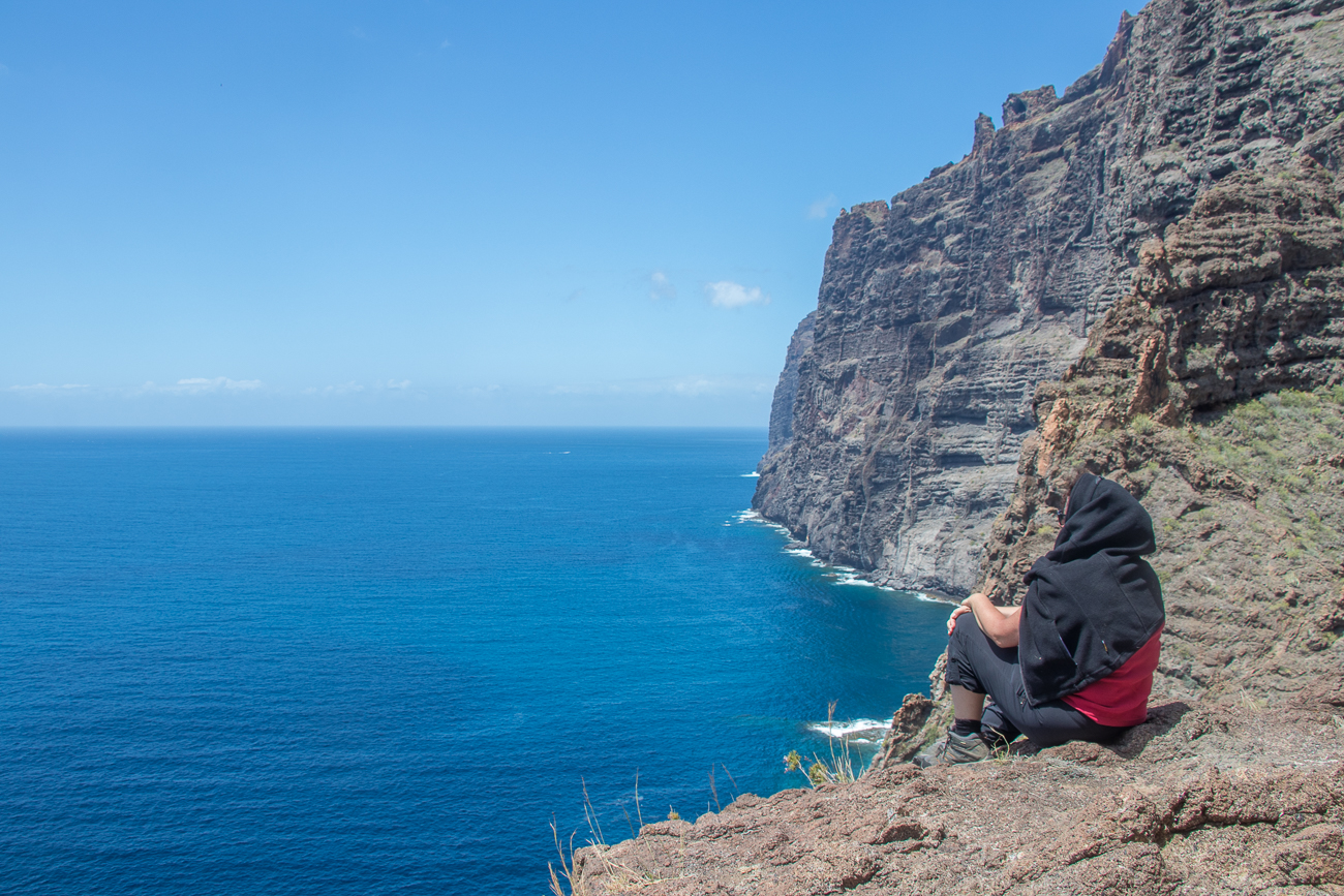Pause auf einem Felsvorsprung ... 
