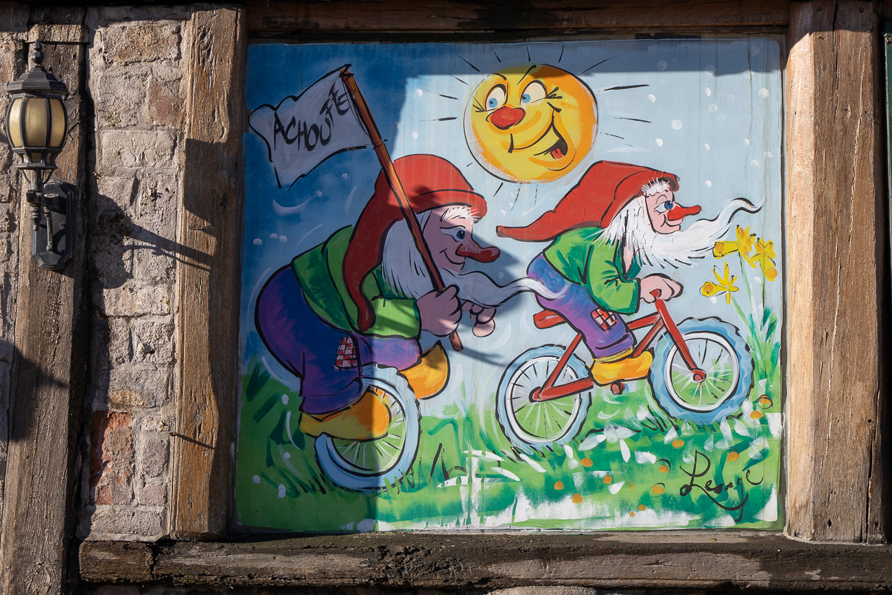 Zurück an der Brasserie d'Achouffe ...