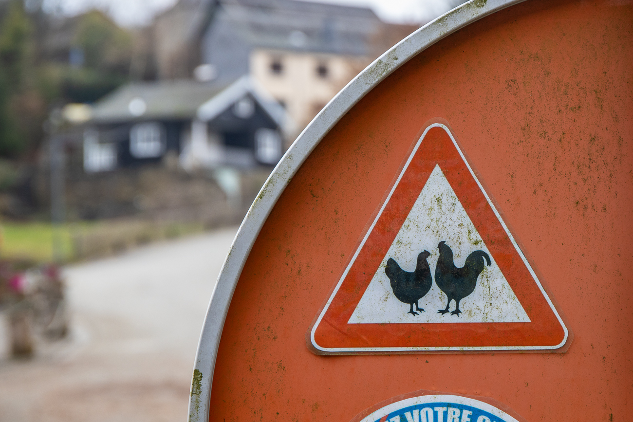 Vorsicht Hühner ;-)