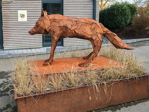 Bei der Brasserie Lupulus (Humulus lupulus = Hopfen)