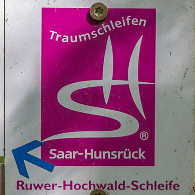 Kennzeichnung der Ruwer-Hochwald-Schleife