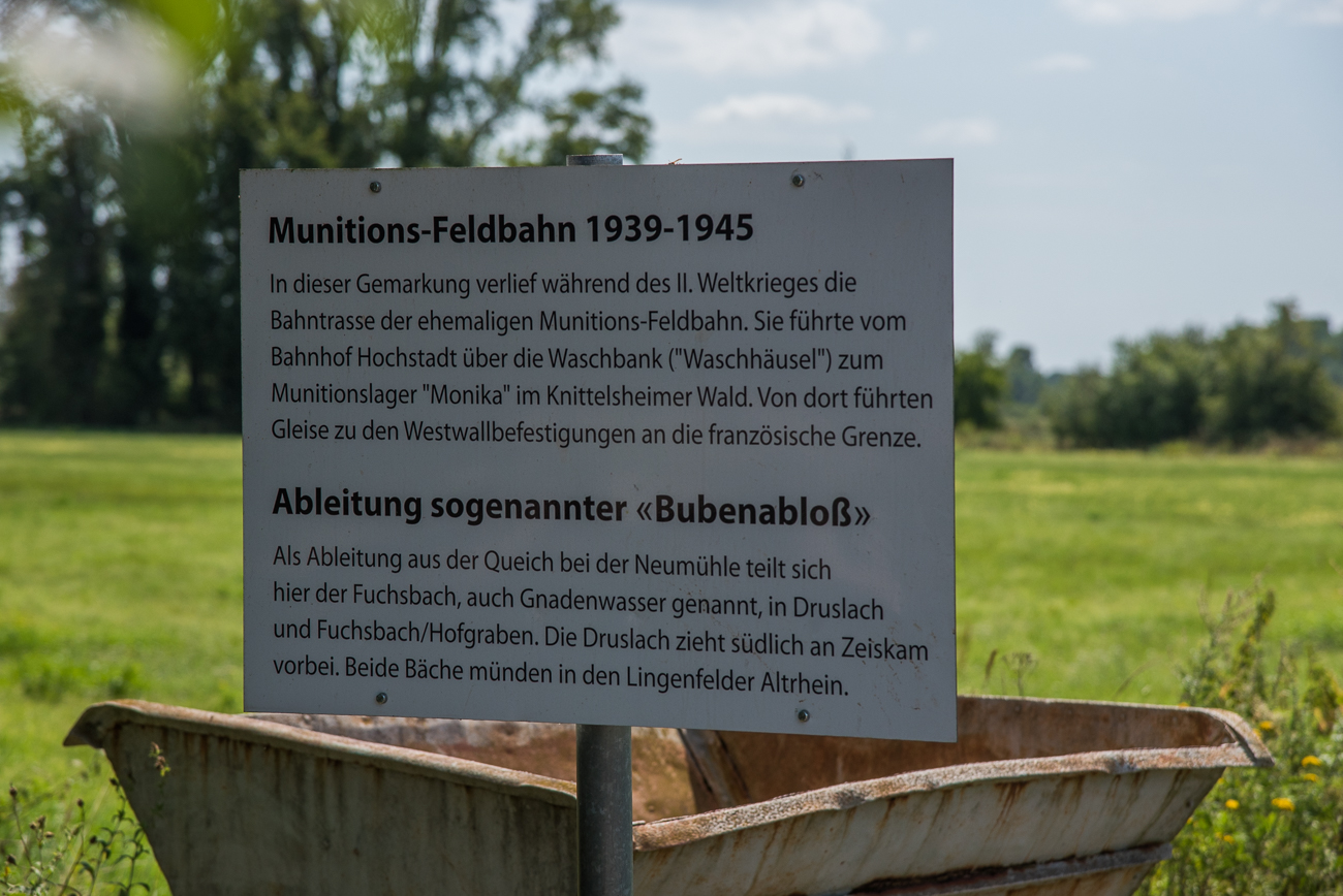 Infos zur Munitionsbahn und zum Bubenabloß 