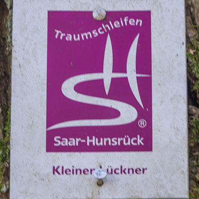 Kennzeichnung des Premiumwanderwegs Kleiner Lückner 