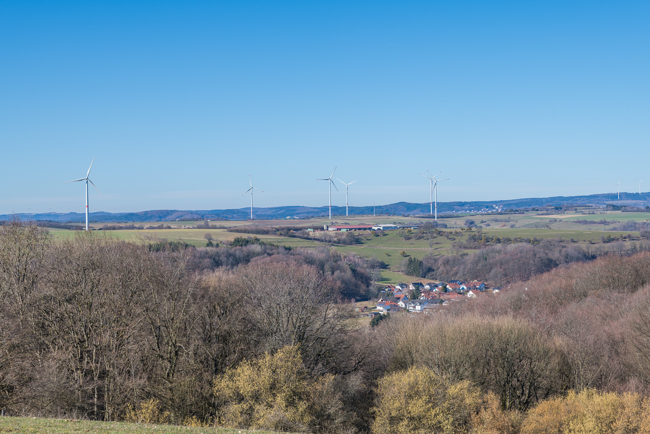 Blick auf den Ort Wahlen