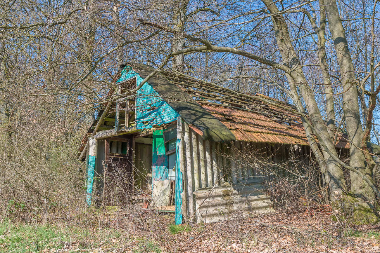 Verfallene Hütte