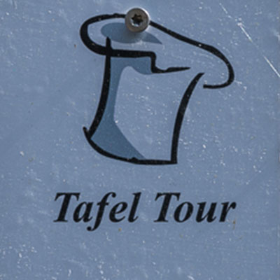 Kennzeichnung des Premiumwanderwegs Beruser Tafeltour