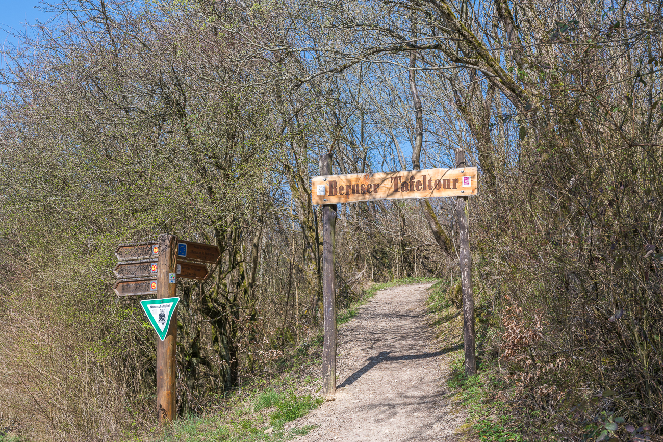 Start des Wanderwegs