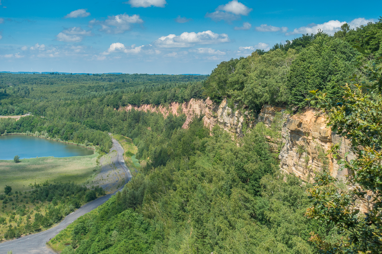 Der Steinbruch gehört zu den Schachtanlagen von Cuvelette-Süd