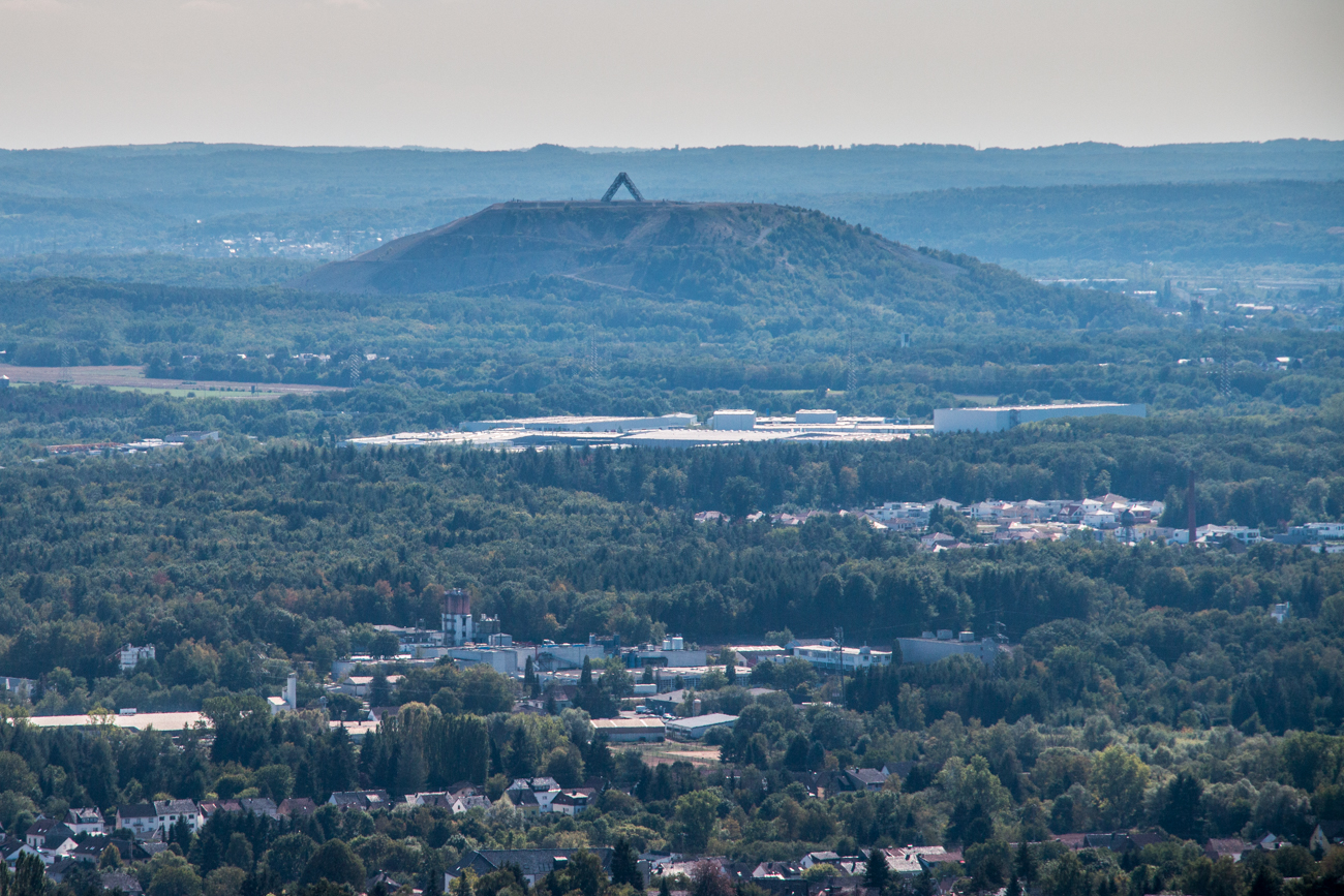 Das Saarpolygon in der Ferne