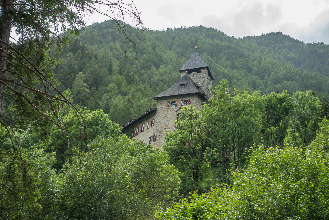 Blick zurück zum Schloss