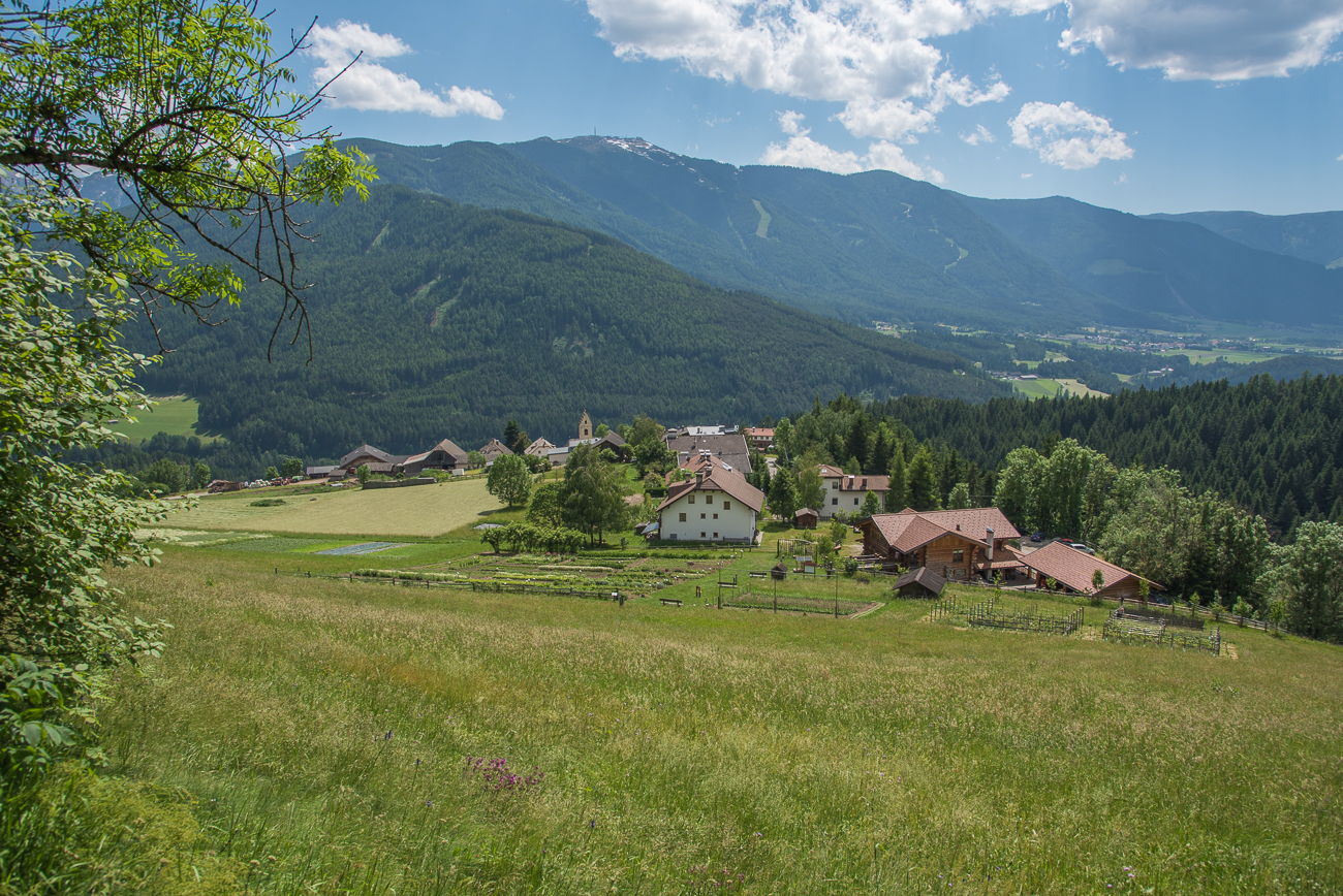 Blick auf den Kräuterhof