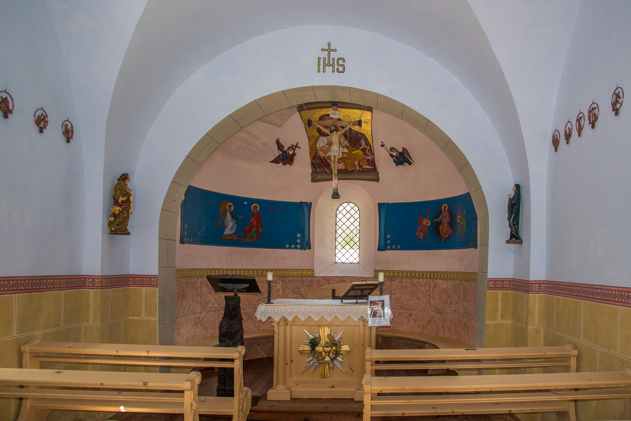 Im Inneren der Kapelle
