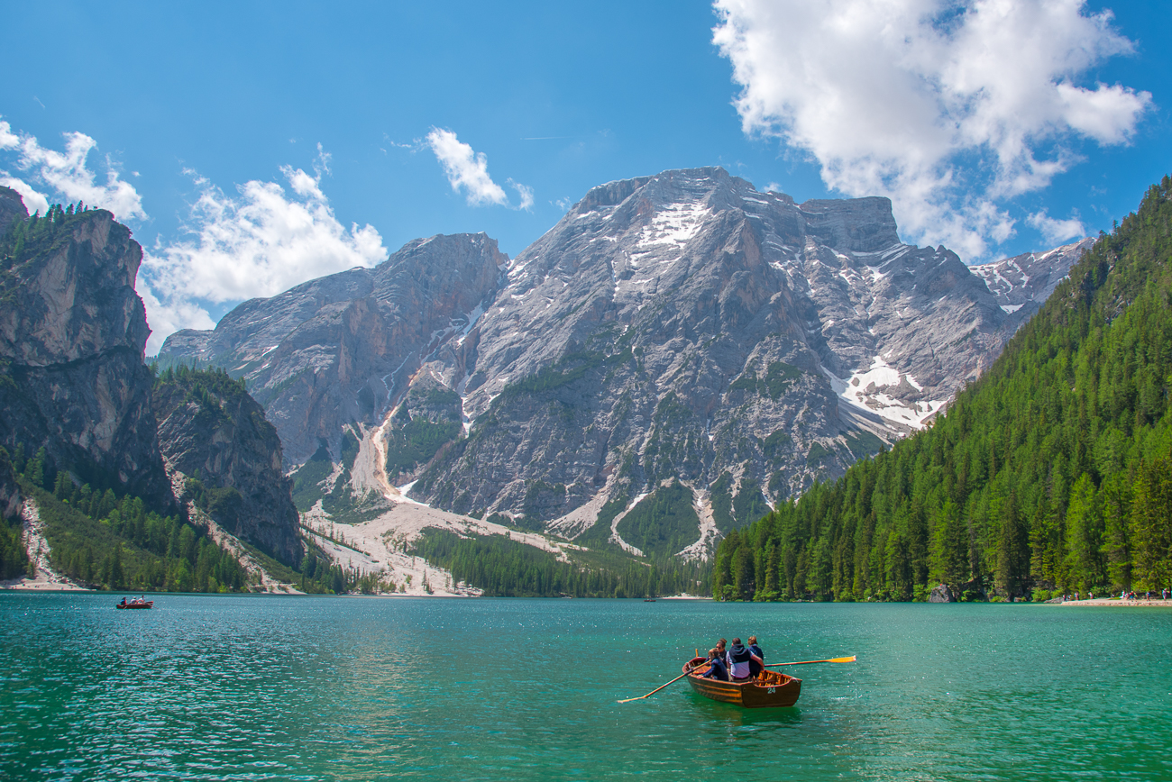 Wer möchte, kann mt dem Boot rausfahren