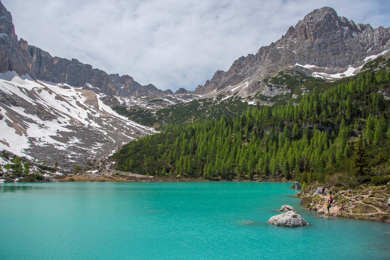 ... dann haben wir den Sorapisee in 1.956 m Höhe erreicht