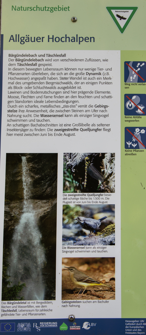 Infos zu den Wasserläufen der Gegend