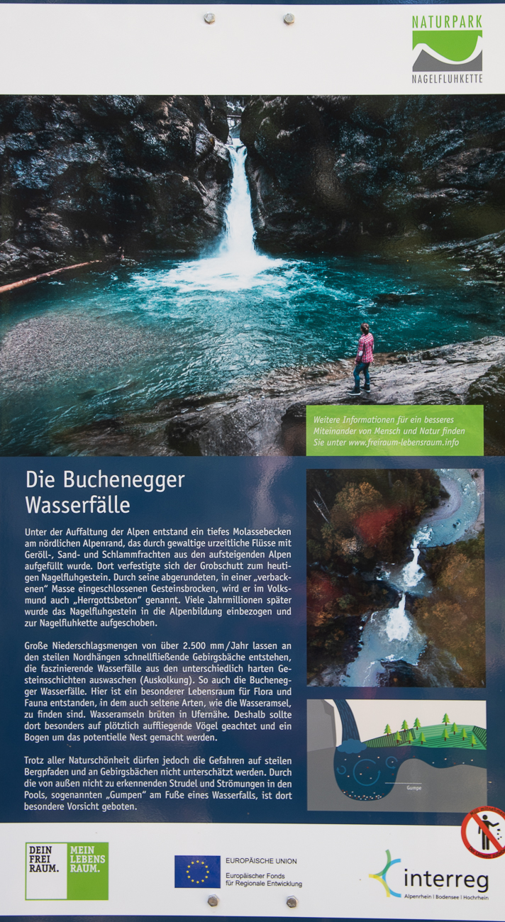 Infos zu den Buchenegger Wasserfällen