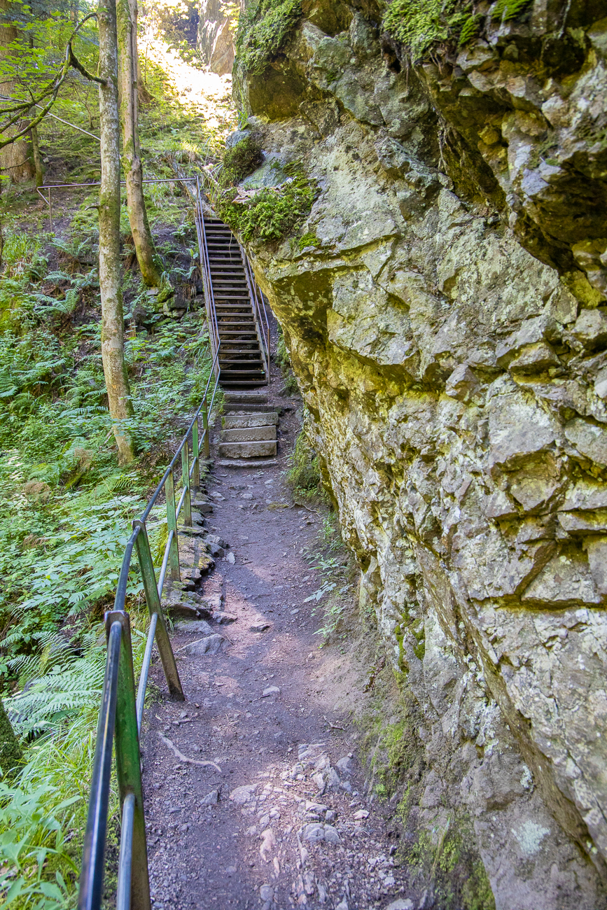 Treppen müssen auch mal überwunden werden