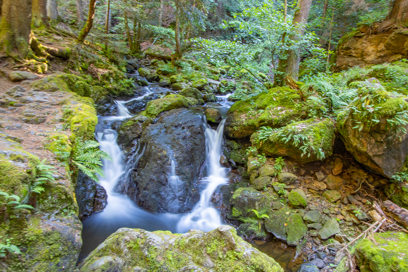 Umspülter Felsen