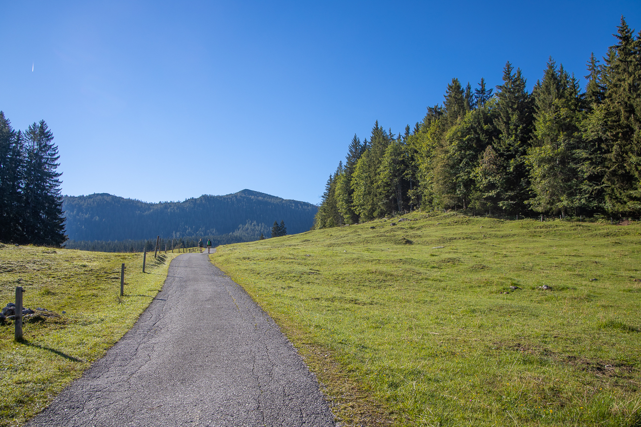 Am Beginn des Wanderweges