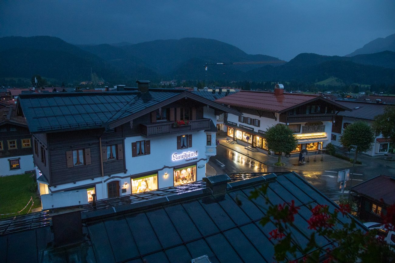 Früh am Morgen hörte es auf zu regnen