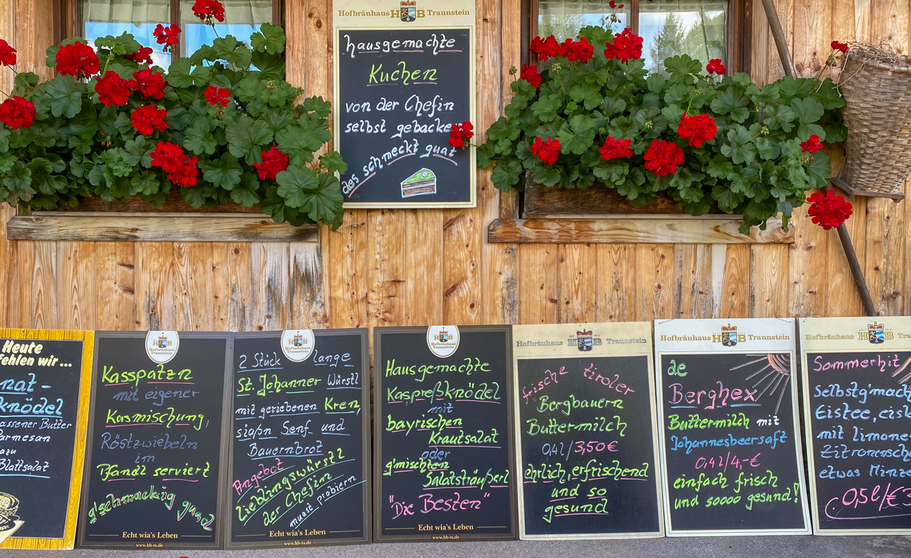 Wieder an der Winkelmoosalm zurück ...