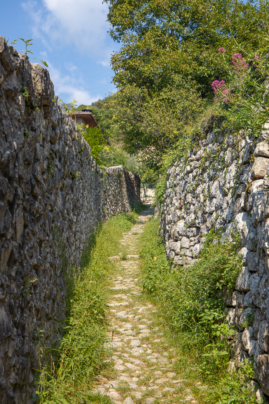 Wieder durch die hohle Gasse zum Ausgangspunkt zurück