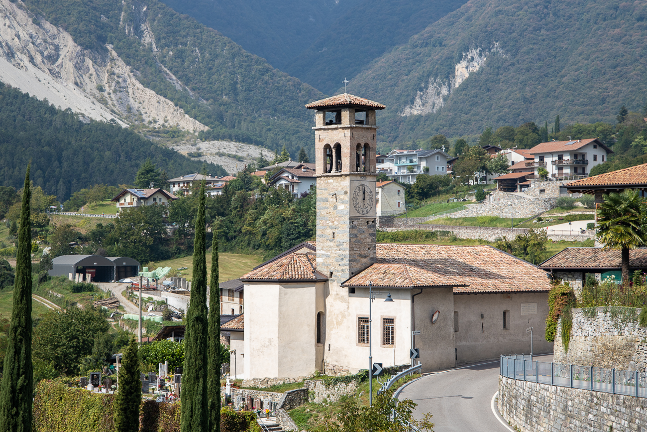 Wieder an der Chiesa in Villa del Monte