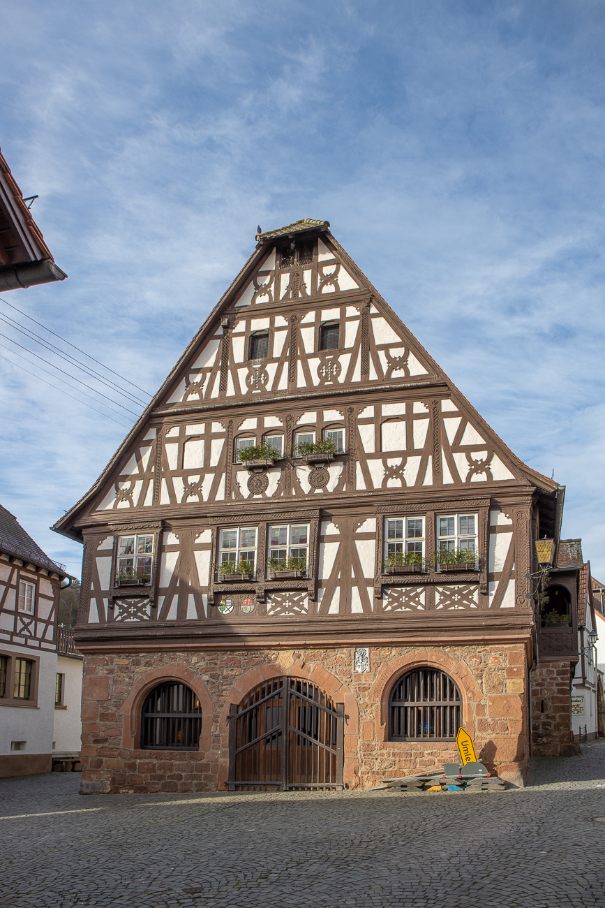 Das Rathaus von Dörrenbach, aus dem Jahre 1590/1591