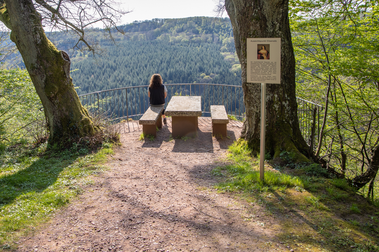 Am Ausichtspunkt Elisensitz