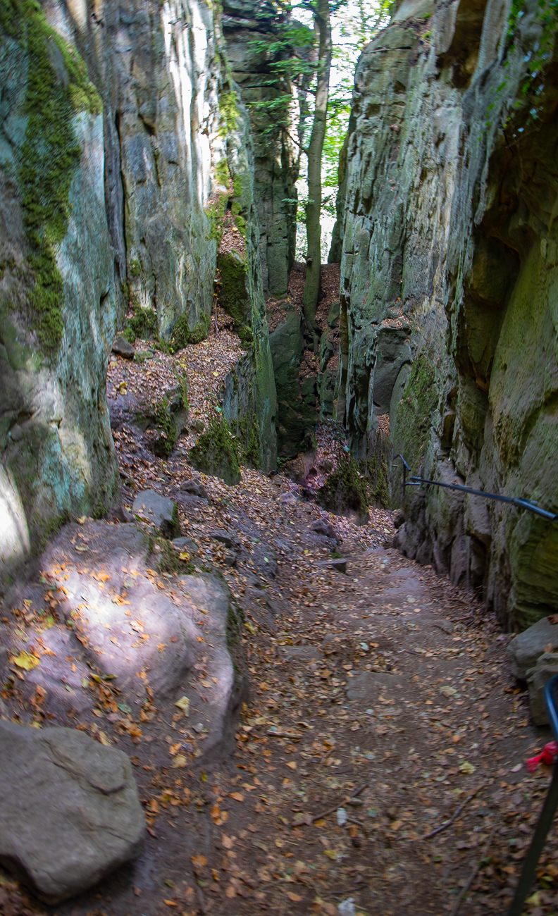 Nun geht es erstmal abwärts ...