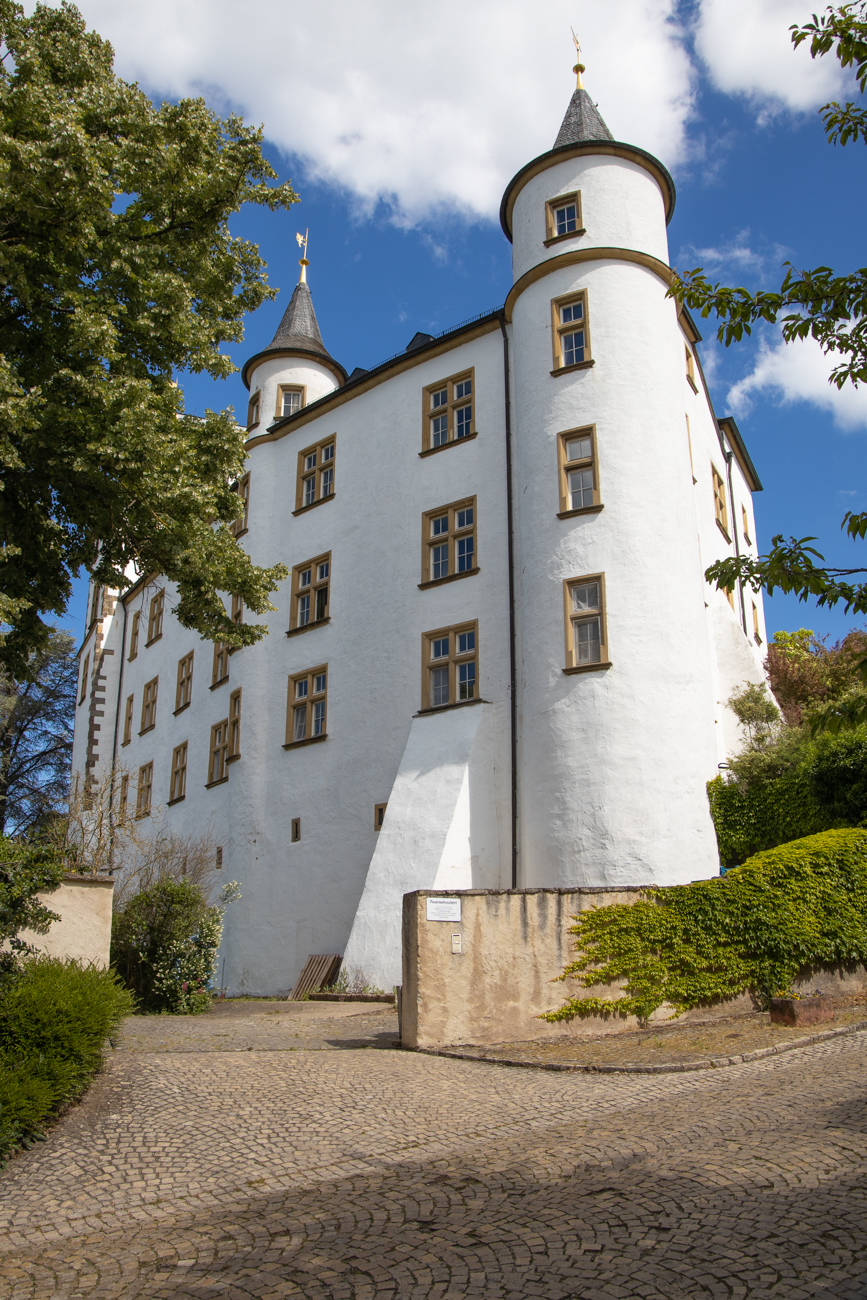 Start am Schlosshotel in Berg