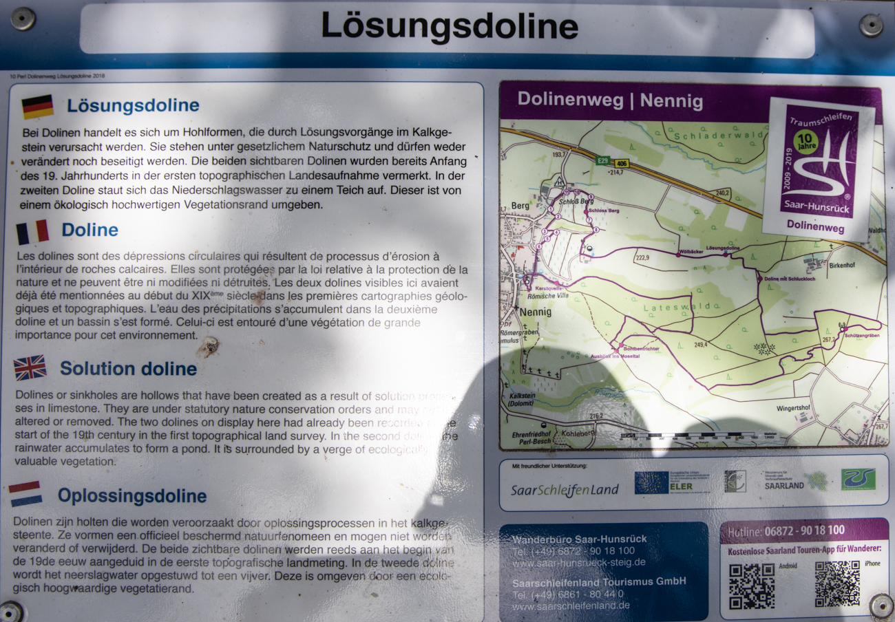 Infos zur Lösungsdoline