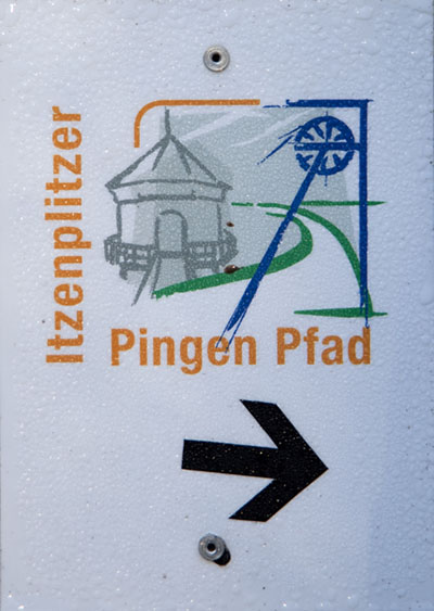 Kennzeichnung des Pingenpfads
